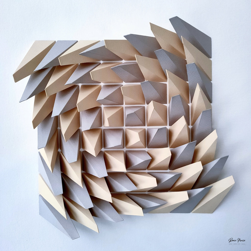 Geometric paper art